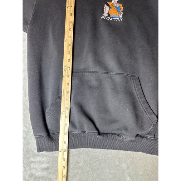 Primitive Dragon Ball Super Goku Hoodie Black Size M Anime Skate Streetwear - Picture 8 of 9